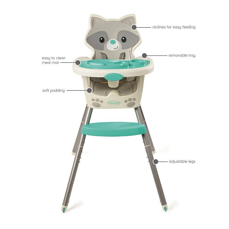GROW-WITH-ME 4-IN-1 CONVERTIBLE HIGH CHAIR™