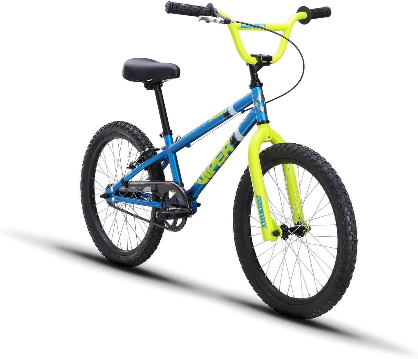 20" Viper Boys Bike - Blue and Yellow Speedster