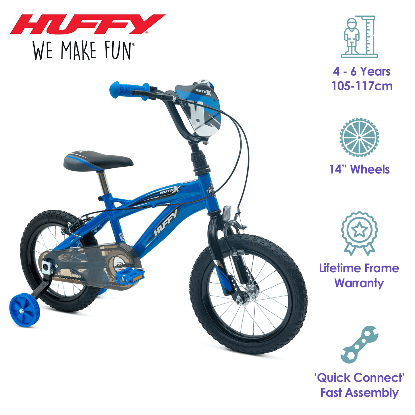 14" Moto X Boys Bike - Adventure Edition