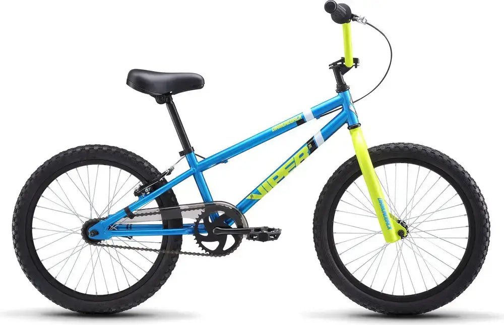 20" Viper Boys Bike - Blue and Yellow Speedster