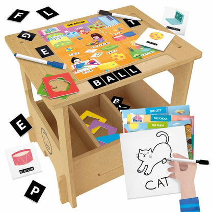 Banchetto Legno Scuola di Scrittura EN